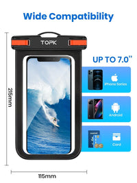 TOPK E01 Waterproof Phone Pouch - Bear Hugs