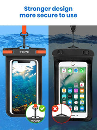 TOPK E01 Waterproof Phone Pouch - Bear Hugs