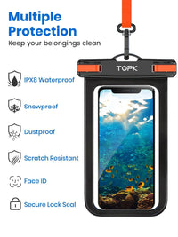 TOPK E01 Waterproof Phone Pouch - Bear Hugs