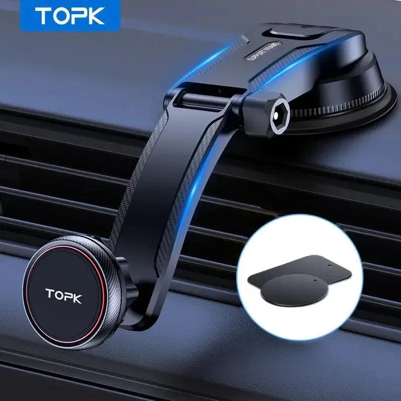 TOPK N52 Magnetic Car Phone Holder For Dashboard - Bear Hugs