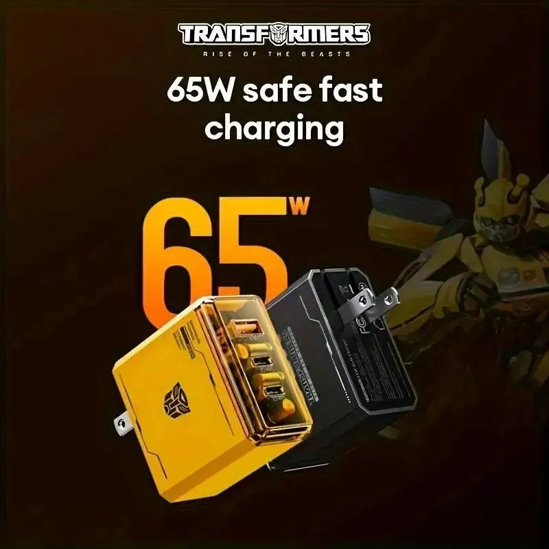 Transformers TF-K11 65W GaN Multi-Interface Charger - Bear Hugs