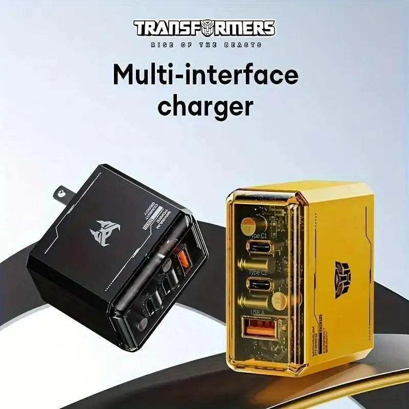 Transformers TF-K11 65W GaN Multi-Interface Charger - Bear Hugs