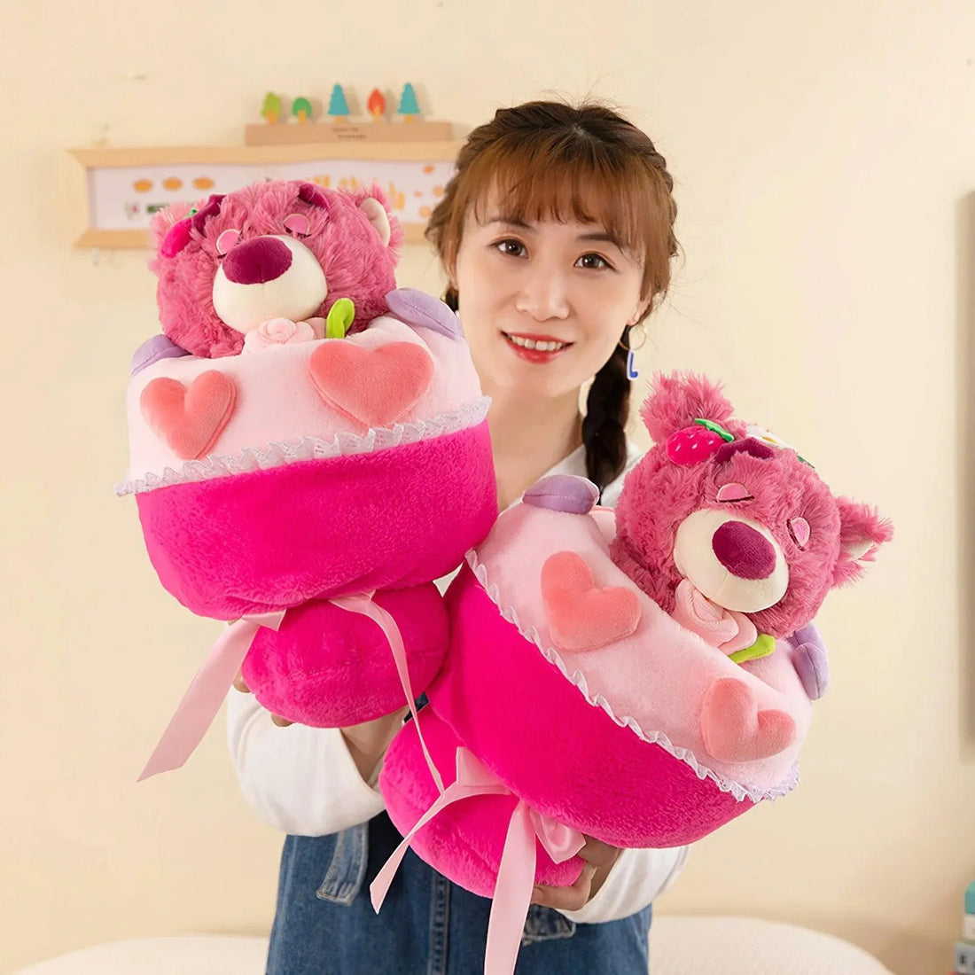 Transforming Lotso Bear Plush Bouquet - Bear Hugs