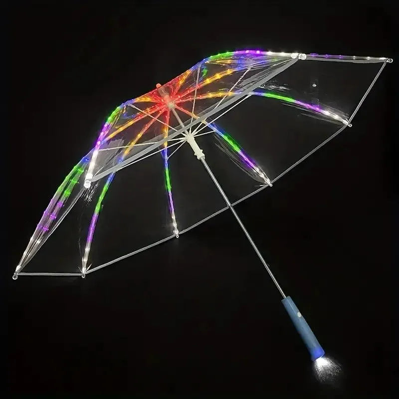 Transparent LED Light-Up Umbrella - Bear Hugs