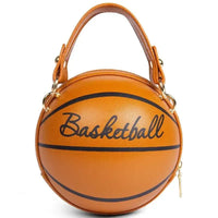 Trendy Basketball Shaped Crossbody Bag - Bear Hugs