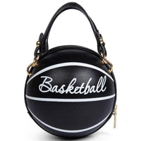 Trendy Basketball Shaped Crossbody Bag - Bear Hugs