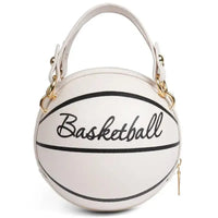 Trendy Basketball Shaped Crossbody Bag - Bear Hugs