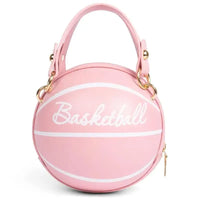 Trendy Basketball Shaped Crossbody Bag - Bear Hugs