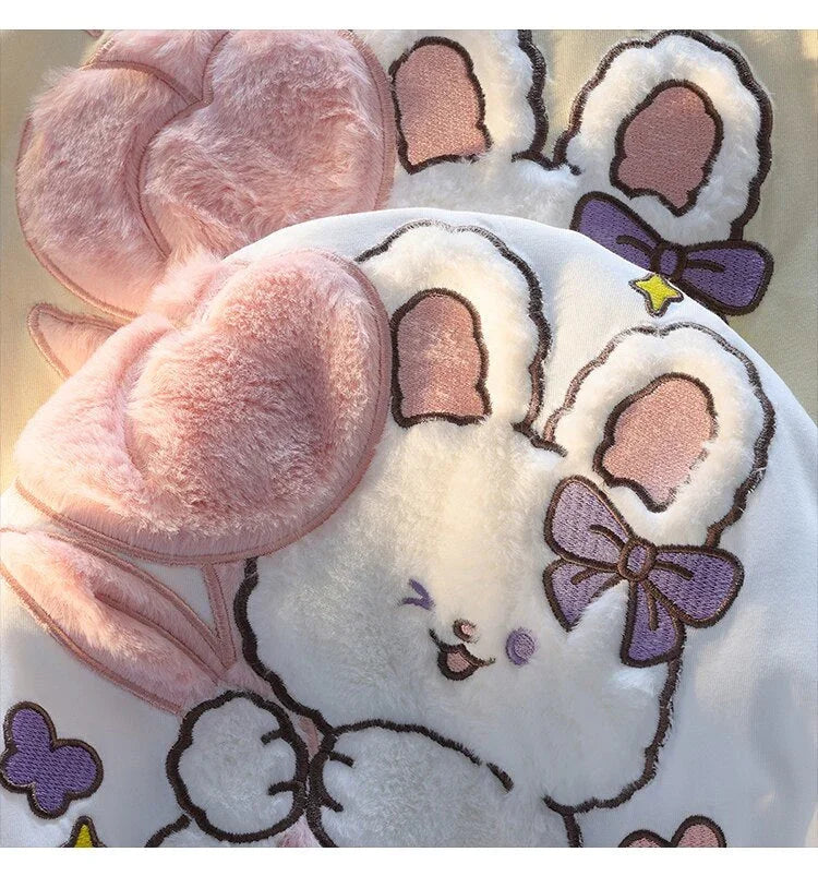 Tulip Bunny Fluffy Tee - Bear Hugs