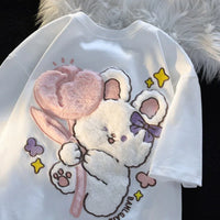 Tulip Bunny Fluffy Tee - Bear Hugs