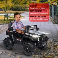 Two Seater Double Battery Big Size 4x4 Kids SUV - Bear Hugs