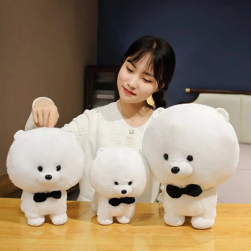 Ultra-Soft Realistic Bichon Frize Plush Dog (25 cm) - Bear Hugs