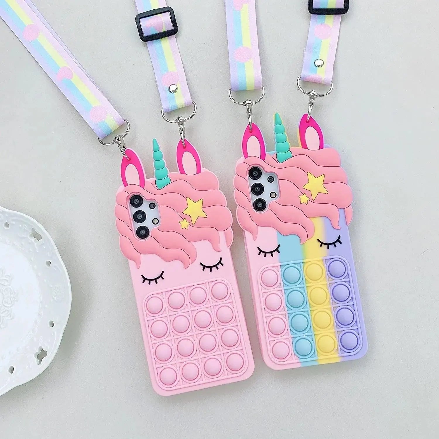 Unicorn Pop It Bubble Phone Case (For iPhone) - Bear Hugs