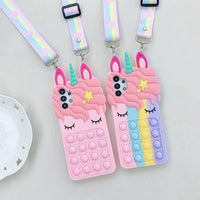 Unicorn Pop It Bubble Phone Case (For iPhone) - Bear Hugs