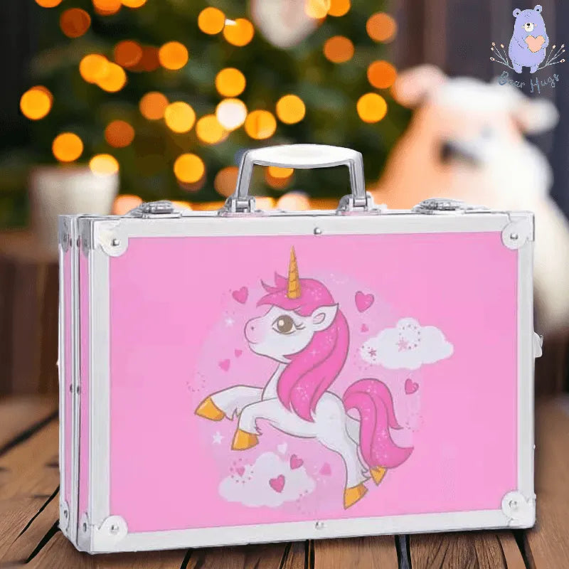 Unicorn Themed Art Suitcase (145 pcs) - Bear Hugs