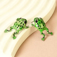 Unique Frog Shaped Stud Earrings - Bear Hugs