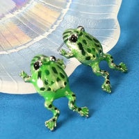 Unique Frog Shaped Stud Earrings - Bear Hugs