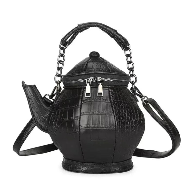 Unique Gothic 3D Tea Pot Purse - Bear Hugs