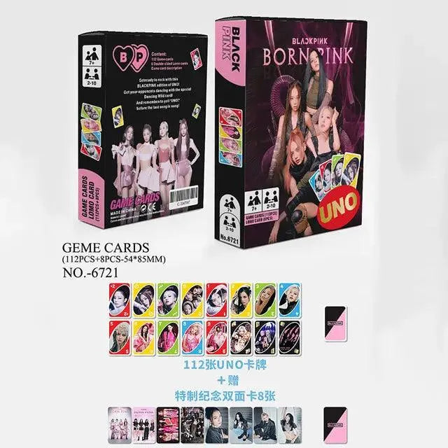 UNO Black Pink Card Game - Bear Hugs