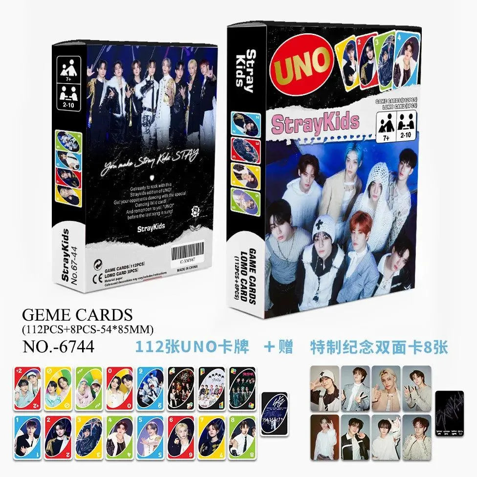 UNO BTS Stray Kids Card Game - Bear Hugs