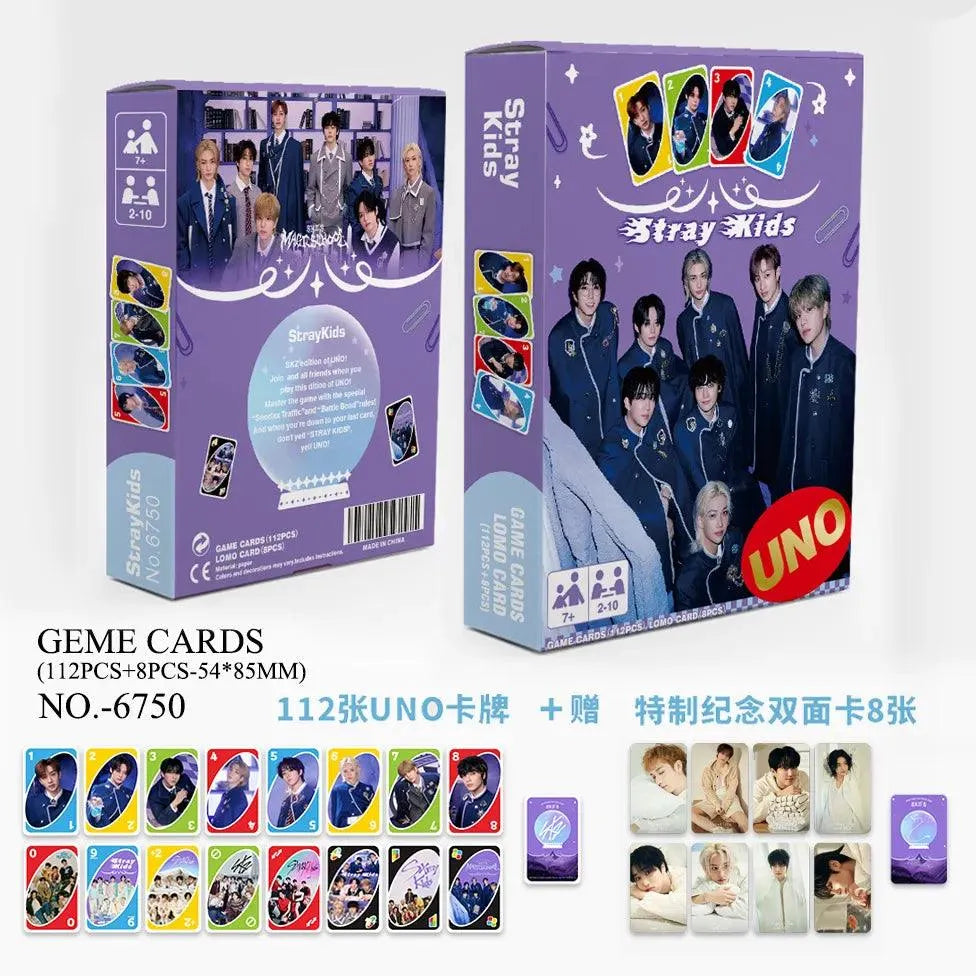 Buy UNO BTS Stray Kids Card Game – Bear Hugs