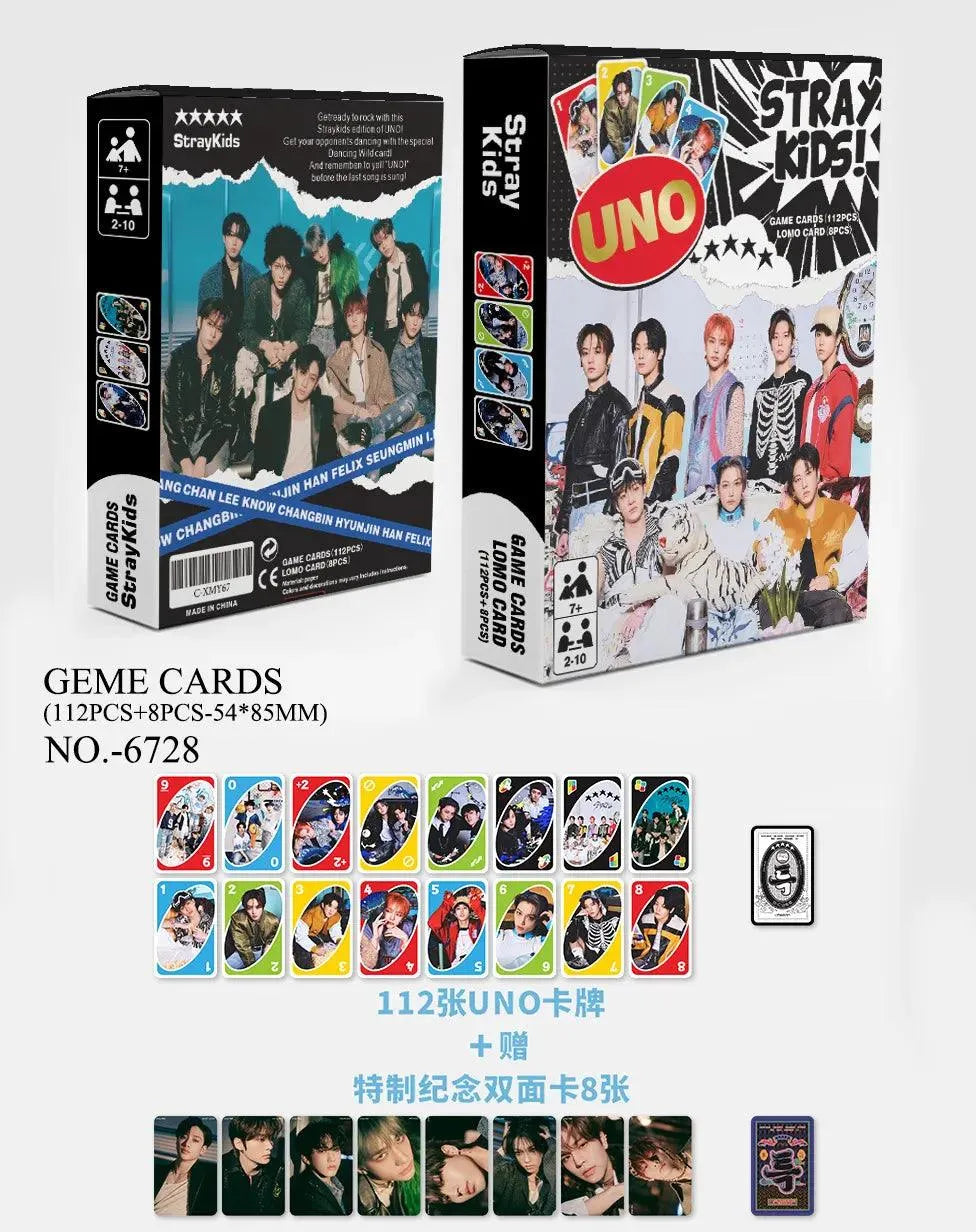 UNO BTS Stray Kids Card Game - Bear Hugs