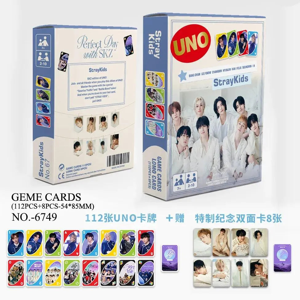 UNO BTS Stray Kids Card Game - Bear Hugs