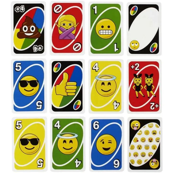 UNO Emoji Card Game - Bear Hugs