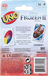 UNO Frozen 2 Card Game - Bear Hugs