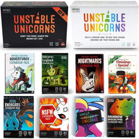 Unstable Unicorns Base Game with Expansion Packs - Bear Hugs