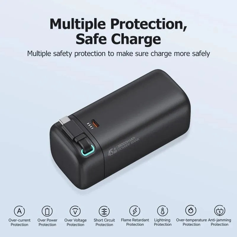 USAMS Magnetic 45W Power Bank (18000 mAh) - Bear Hugs