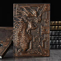 Vintage Retro Dragon Phoenix Journal - Bear Hugs