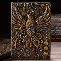 Vintage Retro Dragon Phoenix Journal - Bear Hugs