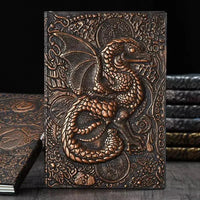 Vintage Retro Dragon Phoenix Journal - Bear Hugs