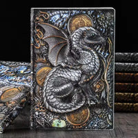 Vintage Retro Dragon Phoenix Journal - Bear Hugs