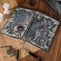 Vintage Retro Dragon Phoenix Journal - Bear Hugs