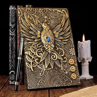 Vintage Retro Dragon Phoenix Journal - Bear Hugs