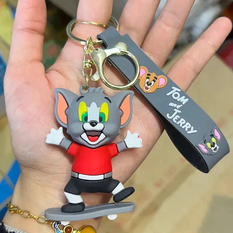 Tom & Jerry Silicon Keychain