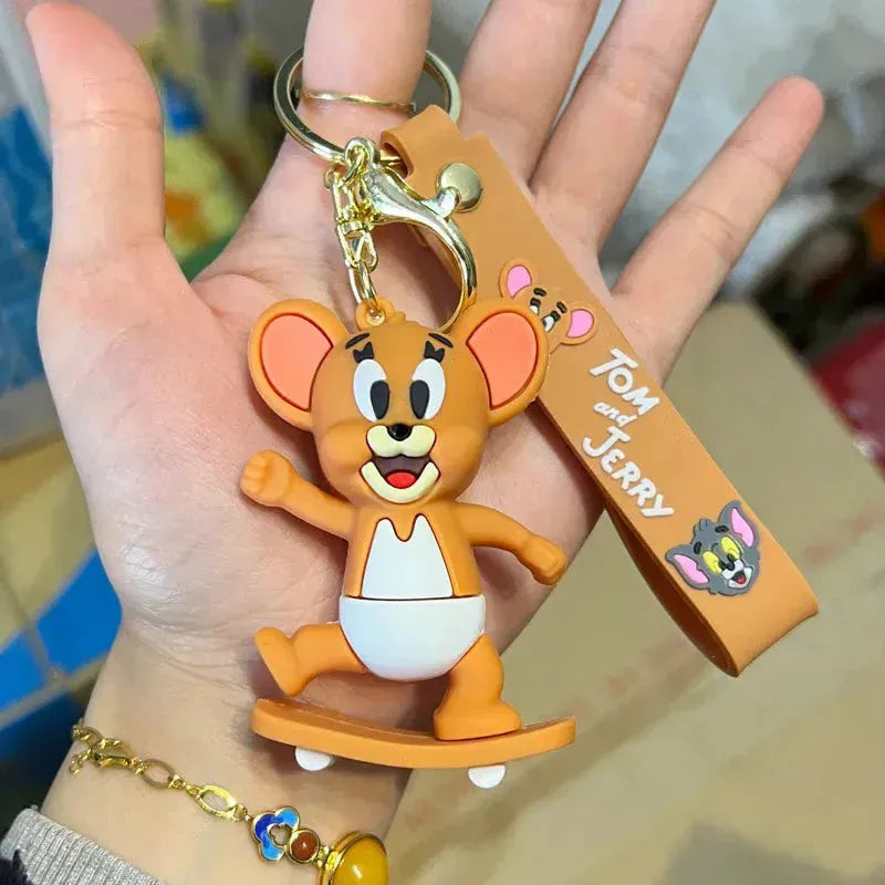 Tom & Jerry Silicon Keychain