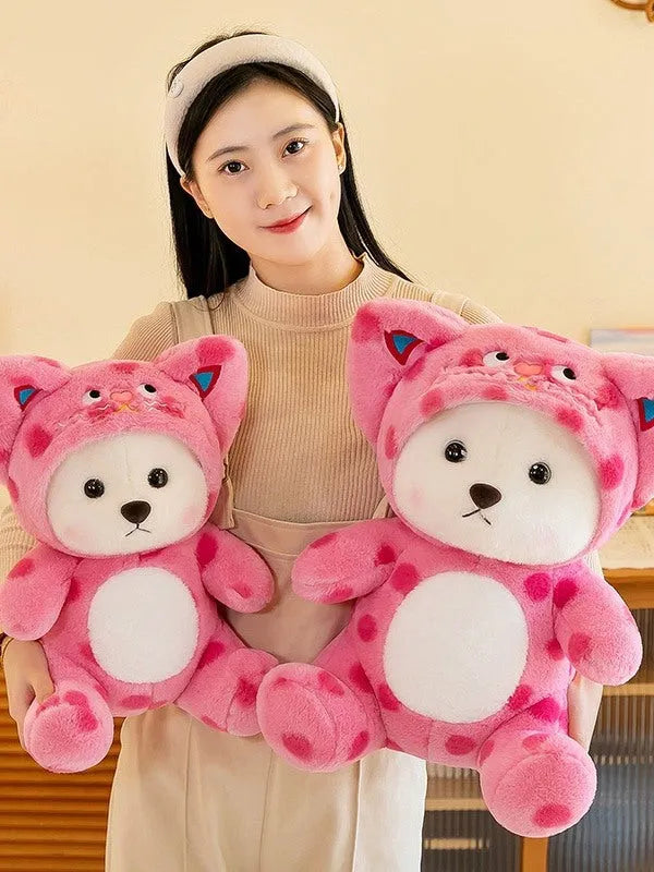 Pink Love Hooded Lena Bear Plushie (45 cm)