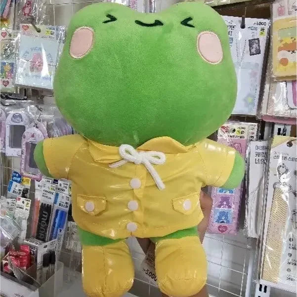 Puddle Pal Raincoat Frog Plush (35 cm)