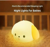 Warm Silicon Puppy Night Lamp - Bear Hugs