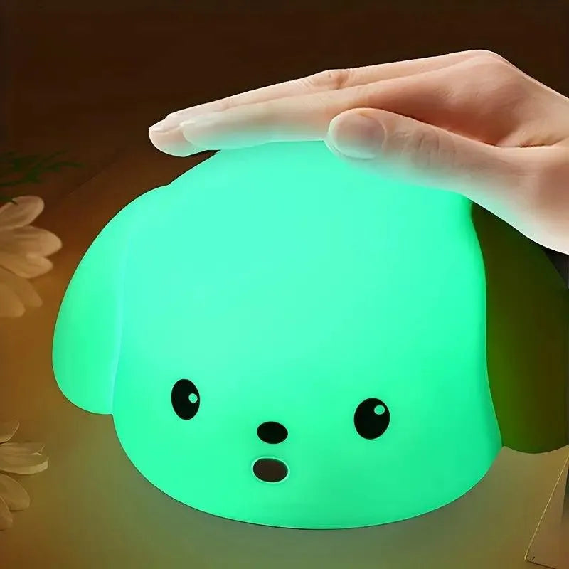 Warm Silicon Puppy Night Lamp - Bear Hugs