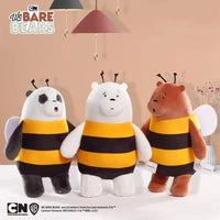 We Bare Bears Bee Plushies (20 cm) - Bear Hugs