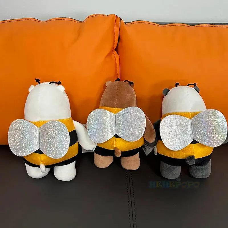 We Bare Bears Bee Plushies (20 cm) - Bear Hugs