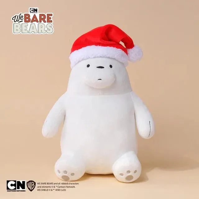 We Bare Bears Christmas Edition Plushies (25 cm) - Bear Hugs