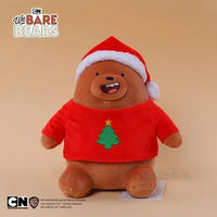 We Bare Bears Christmas Edition Plushies (25 cm) - Bear Hugs