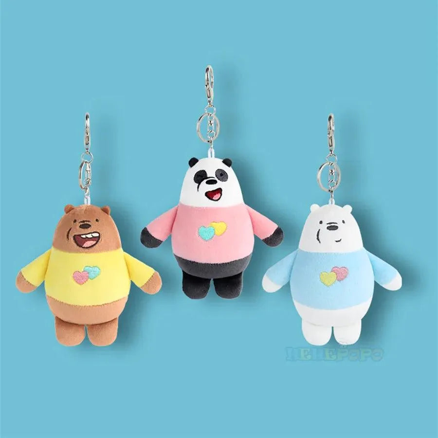 We Bare Bears Plush Pendant - Bear Hugs