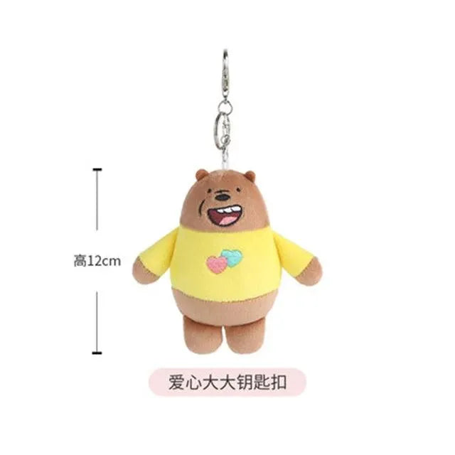 We Bare Bears Plush Pendant - Bear Hugs