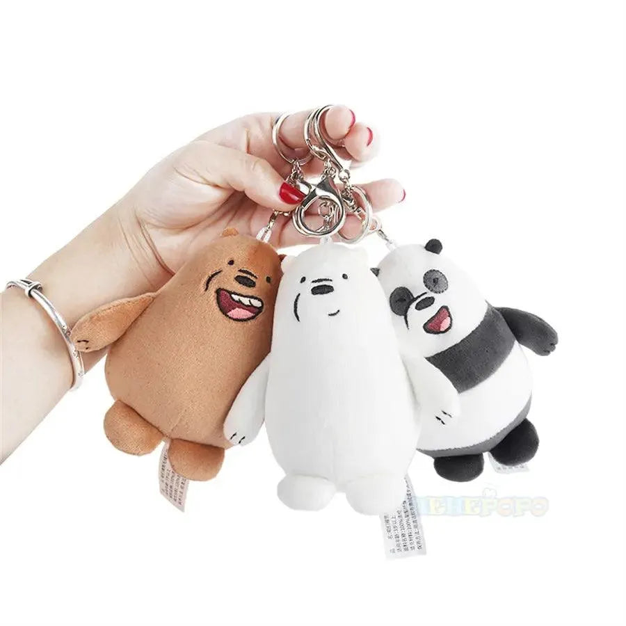 We Bare Bears Plush Pendant - Bear Hugs